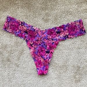 NWT Victoria’s Secret Floral Lace Thong Panty